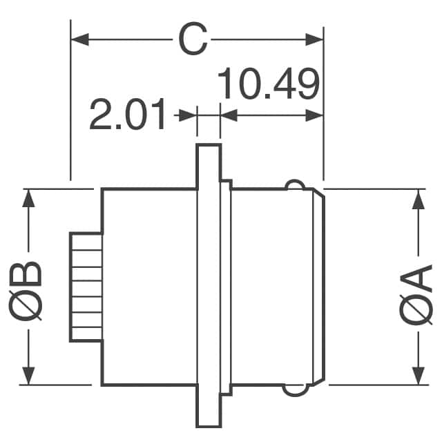 JRC16BR-14P(71) Hirose Electric Co Ltd  Assemblages de connecteurs circulaires